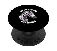 Cavallo nel dire che il mio migliore amico ha zoccoli PopSockets PopGrip Adesivo