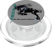 Cavallo Nero Frisone PopSockets PopGrip per MagSafe