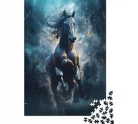 Cavallo Nube Potere Puzzle, 1000 Pezzi Gioco Indoor Adulto | 38x26cm Cartone, Esercizio Mentale, Assemblaggio Facile, Dilettanti Puzzle, Riduzione Dello Stress
