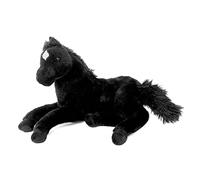 Cavallo Peluche Grande Gigante XXL Morbido Peluche a Forma di Cavallo di cm Bambini Unicorno Giocattolo Colore Marrone, Bianco, Nero da XXL Gigante Animale Grande Sdraiato Toys (Nero)