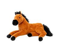 Cavallo Peluche Grande Gigante XXL Morbido Peluche a Forma di Cavallo di cm Bambini Unicorno Giocattolo Colore Marrone, Bianco, Nero da XXL Gigante Animale Grande Sdraiato Toys (Marrone)