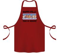 Cavallo Pillole Divertente Equestre Cotone Grembiule 100% Biologico