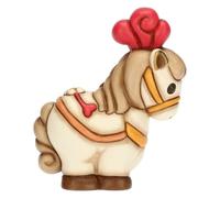 Cavallo Priscilla in ceramica Eolia, medio