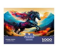 Cavallo Puzzle 1000 Pezzi Adatto Per Adulti Un Enigma Impossibile Cavallo Decorazione Della Casa Giochi EduGattoivi in Carta Originale Regalo Per Adolescenti 70x50cm/1000pcs
