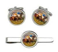 Cavallo Racing Il Start Gemelli E Fermacravatta Set