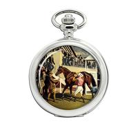 Cavallo Racing Winner Al Epsom Orologio da Tasca