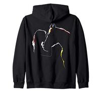 Cavallo Ragazza Cavalli Felpa con Cappuccio