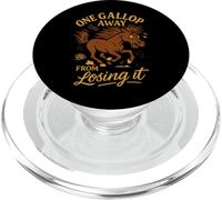 Cavallo Ragazza Umorismo Barn Life Saddle Sass Riding Club PopSockets PopGrip per MagSafe