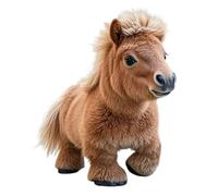 Cavallo Robot Giocattolo - Peluche Elettrico Intelligente che Cammina, Simulazione Interattiva Animale Domestico | Animale Robot Realistico, Peluche Educativo per Bambini e Bambine per Imparare e Gioc