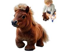 Cavallo Robot Interattivo per Bambini - Peluche elettrico che cammina, Hennit e Muovi la Coda, idea regalo per compleanno o Natale, animale domestico realistico