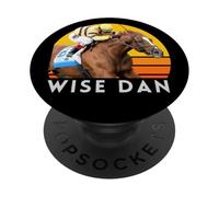 Cavallo saggio, Corsa di cavalli, Wise Dan, Del Mar, Santa Anita PopSockets PopGrip Adesivo