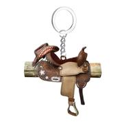 Cavallo Sella Decorazione Auto Specchio Retrovisore Decor Accessori Interni | Decorazione rustica per interni auto, in miniatura, pendente, accessorio per parete, finestra, mensola, specchio
