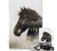 Cavallo selvaggio nella natura Puzzle per ragazzi 1000 pezzi Puzzle per la concentrazione e il relax Incastra bene i pezzi Regalo memorabile (50x75cm)