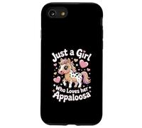 Cavallo "Solo una ragazza che ama il suo Appaloosa" Appaloosa Custodia per iPhone SE (2020) / 7/8