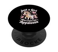 Cavallo "Solo una ragazza che ama il suo Appaloosa" Appaloosa PopSockets PopGrip Adesivo