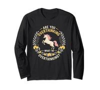 Cavallo, stai pensando Troppo a Quello Che STO pensando Troppo Maglia a Manica