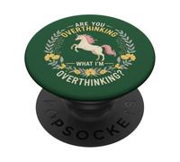 Cavallo, stai pensando troppo a quello che sto pensando troppo PopSockets PopGrip Adesivo