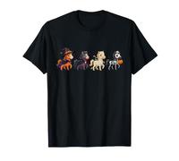 Cavallo, Strega, Vampiro, Fantasma, Halloween, Bambini, Uomo e Donna Maglietta