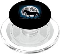 Cavallo Stuff Luna Piena Cavalli Selvaggi Equitazione Divertente Cavallo PopSockets PopGrip per MagSafe