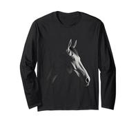 Cavallo Testa di Cavallo Animali Selvaggi Maglia a Manica