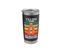 Cavallo vintage è uno yoga pensa che non capiresti Bicchiere termico in acciaio inox doppia parete