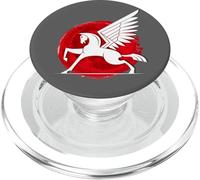 cavallo volare aquila equitazione muffa giappone rosso sole vittoria PopSockets PopGrip per MagSafe