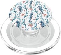 Cavallucci marini e stelle marine modello stella marina cavalluccio marino PopSockets PopGrip per MagSafe