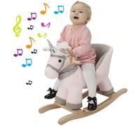 Cavalluccio a Dondolo Cavalcabile Peluche Giocattolo per Bambini con Effetti Sonori Maniglie e Cintura Divertiti un mondo con il bellissimo animale a dondolo targato Bakaji.Questo fantastico animalett