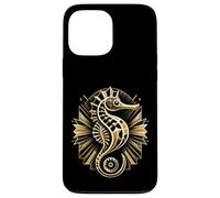 Cavalluccio marino Art Deco - Vivace vita marina e design artistico oceanico Custodia per iPhone 13 Pro Max