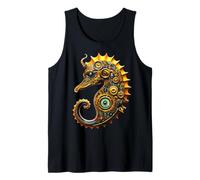 Cavalluccio Marino Arte Astratta Animale Geometrico Grafico Cavallo Canotta