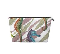 Cavalluccio marino Laminaria, Borsa da toilette Borsa per trucco Borsa per cosmetici Borsa da toilette da viaggio portatile