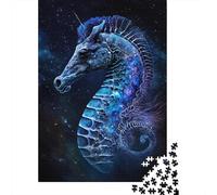 Cavalluccio Marino Universo Mistico Puzzle 1000 Pezzi Gioco di Puzzle 1000 Pezzi Carta Galassia Relax Casa Regalo Adulti 70x50cm/1000pcs
