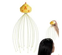 Cavalpa per massaggiatore per la testa, massaggiatore della testa,Massager per capelli - 16 Fingers Nodi Attrezzatura rilassante per le donne uomini Stress Relief Post-Shampoo Home Spa Uso