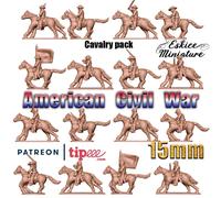Cavalry from American Civil War - Wargames - Bolt Action - historical
