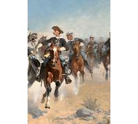 Cavalry Notebook: A notebook with Cavalry rounding up horses