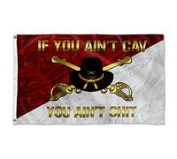Cavalry You Ain'T Shit Bandiera Da Giardino Con 2 Occhielli Bandiera Durevole Bandiere Per Cortile Casa Decorazione 3X5Ft