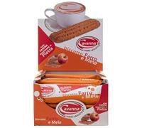 Cavanna Biscotti con Farro e Mele incartati singolarmente 30 gr - Con Farina macinata a Pietra (Espositore 30 pezzi) - Made in Italy
