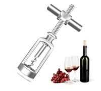 Cavatappi a Leva Creativa Classico, Apribottiglie in Lega di Zinco per Vino Rosso e Birra - Sughero Wine Opener per Cucine, Ristoranti, Pub - Durevole
