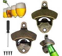 Cavatappi a Muro Bar Birra Apribottiglie a Parete Per Birra 2Pezzi Apribottiglie Da Parete Vintage per Birra e Soda, Barista, Bar, Cucina del istorante
