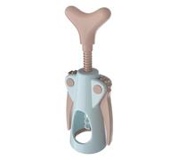 Cavatappi con Leve per Vino in Acciaio Inox e PP Blu, Leggero | Design Creativo a Croce, Facile da Usare, Portatile per Casa e Cantina, Apri Bottiglie Elegante