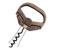 Cavatappi da vino a due punte for rimuovere i tappi di sughero più vecchi e fragili. Accessori bar portatili tipo desktop