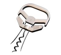 Cavatappi da vino a due punte particolare for rimuovere i tappi di sughero più vecchi e fragili Estrattore vecchio vintage(Ordinary Style)