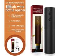 Cavatappi Elettrico HOMEFISH, Apribottiglie Automatico per Vino Rosso, Ricaricab