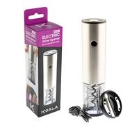 Cavatappi Elettrico Professionale Ricaricabile USB con Batteria al Litio e Corpo Metallico, Compatto e Include Tagliacapsule - Apricapsule Automatico per Regalo o Cucina