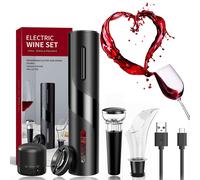 Cavatappi Elettrico Ricaricabile; Apribottiglie Vino Elettrico 6 in 1 Set Micro
