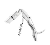 Cavatappi personalizzato - Apribottiglie professionale inciso su misura per bottiglie di vino con tagliacapsule e apritappi - Cavatappi manuale per camerieri, baristi, sommelier e uso domestico