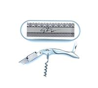 Cavatappi Professionale - Apribottiglie in Acciaio Inox e Scatola Rigida - Design Elegante e Compatto - Idea Regalo per Sommelier e Amanti del Vino