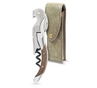 CAVATAPPI Pulltex "Toledo" con custodia in pelle e inserti in legno idea regalo