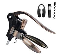 Cavatappi Vino, Apribottiglie professionale, leva manuale, cavatappi con pompa a leva ergonomica, a spirale, stile coniglio