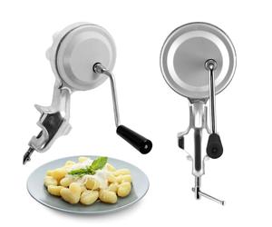 Cavatelli Maker Machine Manual Macaroni Maker Maker in lega di noodle Makers for Kitchen Portable Hand Cranking Pasta Maker Machine per la preparazione di autentiche pasta italiane e altro ancora xian